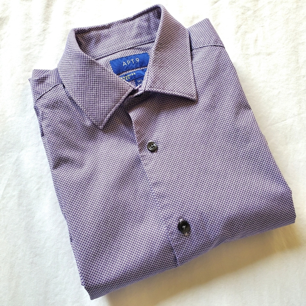 Apt.9 Flex Slim Fit Collared Shirt